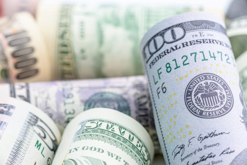 Rolled up dollars
