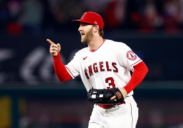 Taylor Ward is one of the best left fielders in baseball right now.