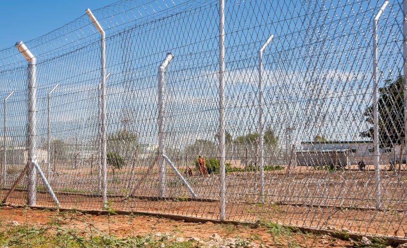 Prison yard