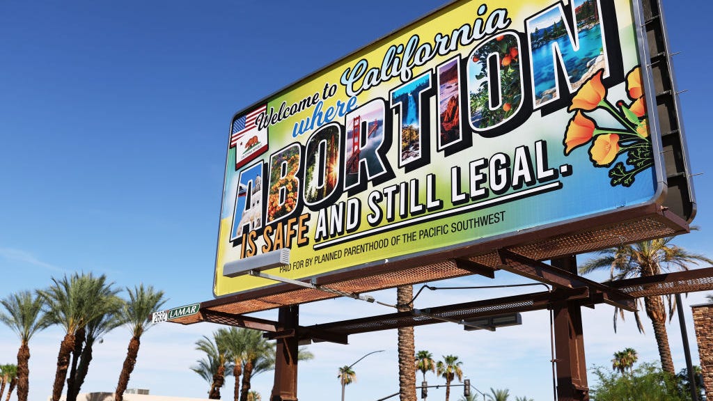 Newsom buys billboards in red states touting Calif. abortion protections