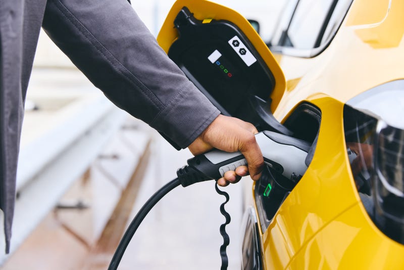 Hand plugging in electric vehicle