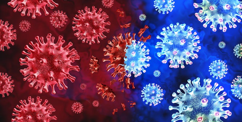 Subvariant Virus Spreading as viral pathogens model.
