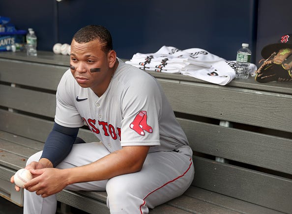 Rafael Devers is a trade candidate this offseason.
