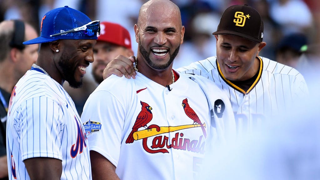 Baseball Twitter reacts to Albert Pujols stealing the show during final Home Run Derby appearance