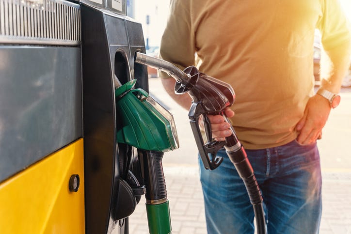pumping gas