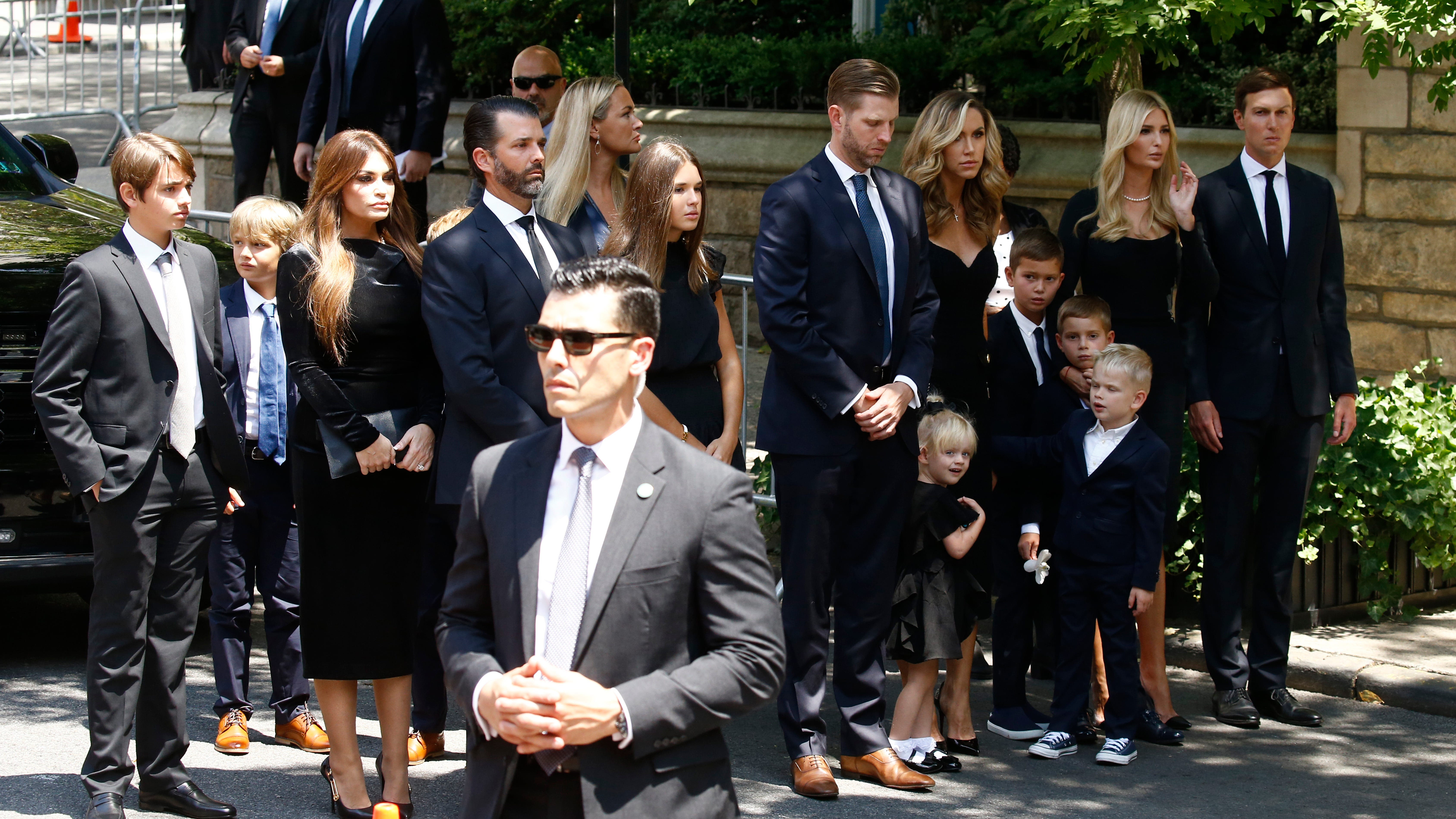 Ivana Trump funeral held at UES church; Donald, Melania Trump among attendees