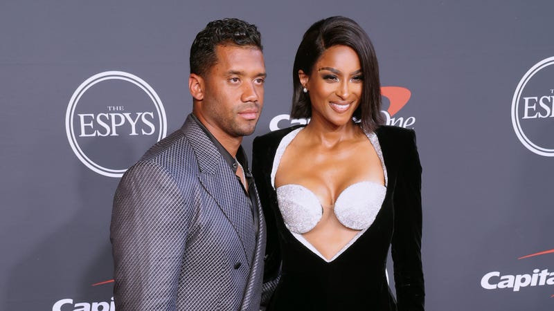 Russell Wilson and Ciara