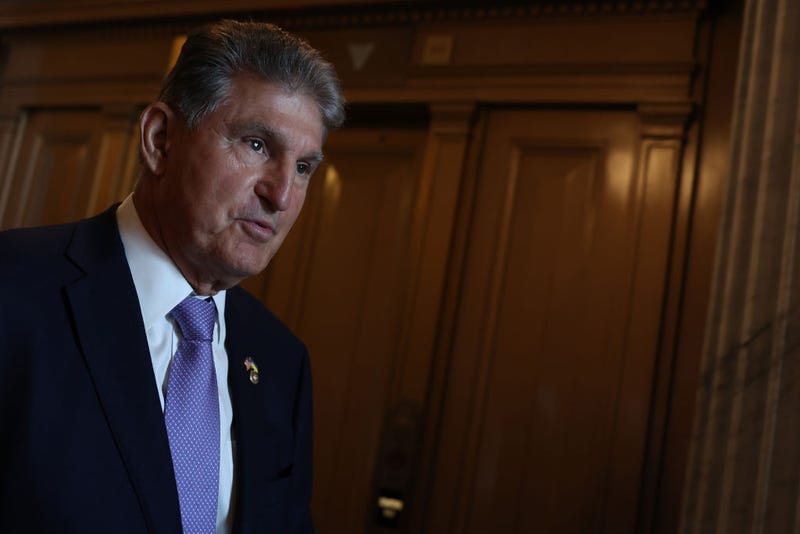 Sen. Joe Manchin (D-WV) walks out of the Senate Chambers in the U.S. Capitol on July 21, 2022 in Washington, D.C.