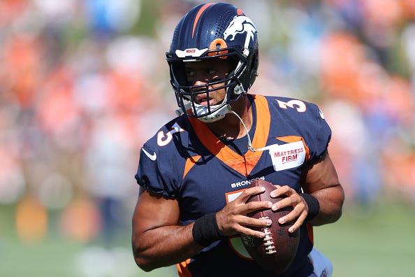 Russell Wilson is the No. 7 quarterback in the NFL for 2022. 