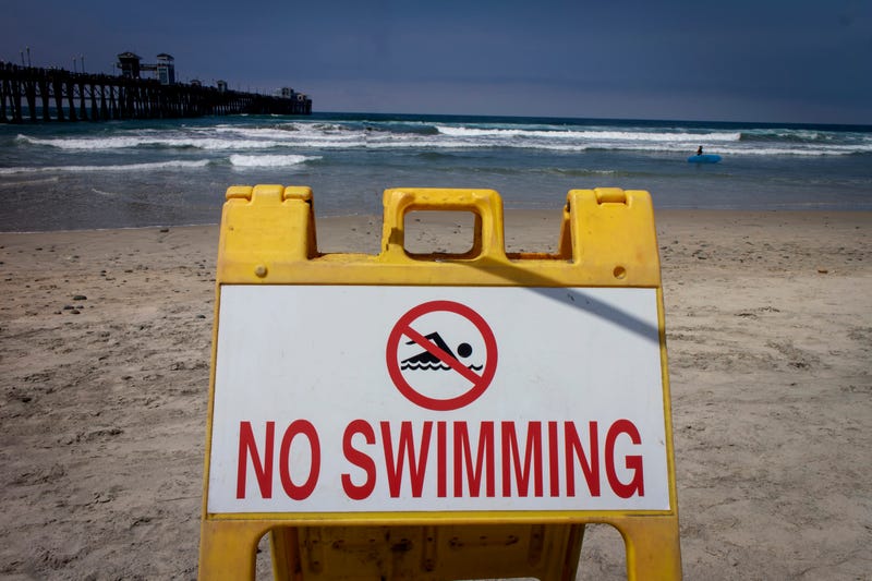 no swimming