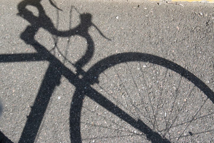 bicycle shadow