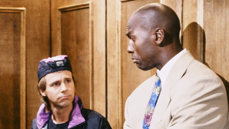 Dana Carvey and Michael Jordan on Saturday Night Live