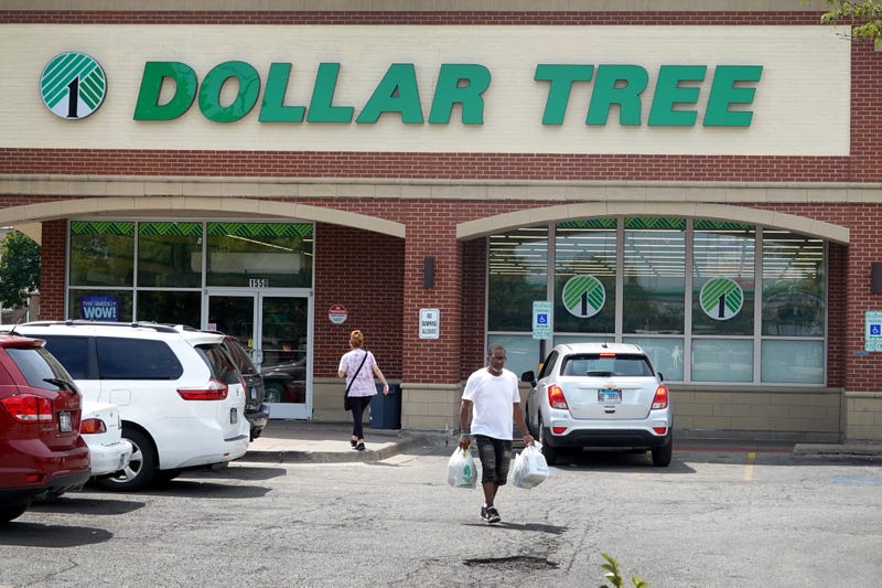 Customers shop at a Dollar Tree store in the Austin neighborhood on August 2, 2022 in Chicago