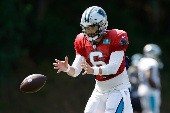 Baker Mayfield is the No. 18 quarterback for the 2022 NFL season. 