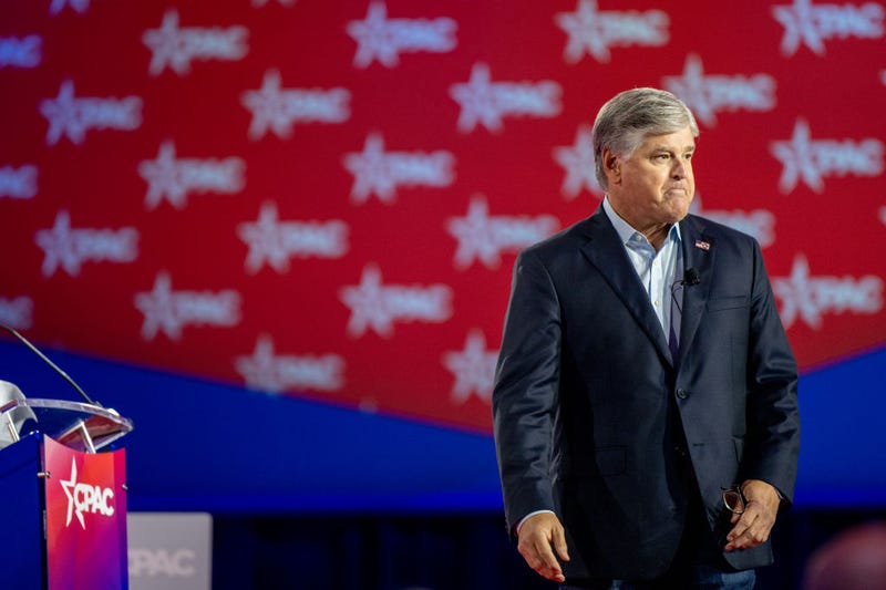  American talk show host Sean Hannity prepares to speak at the Conservative Political Action Conference CPAC held at the Hilton Anatole on August 04, 2022 in Dallas, Texas. CPAC began in 1974, and is a conference that brings together and hosts conservative organizations, activists, and world leaders in discussing current events and future political agendas. (Photo by Brandon Bell/Getty Images)