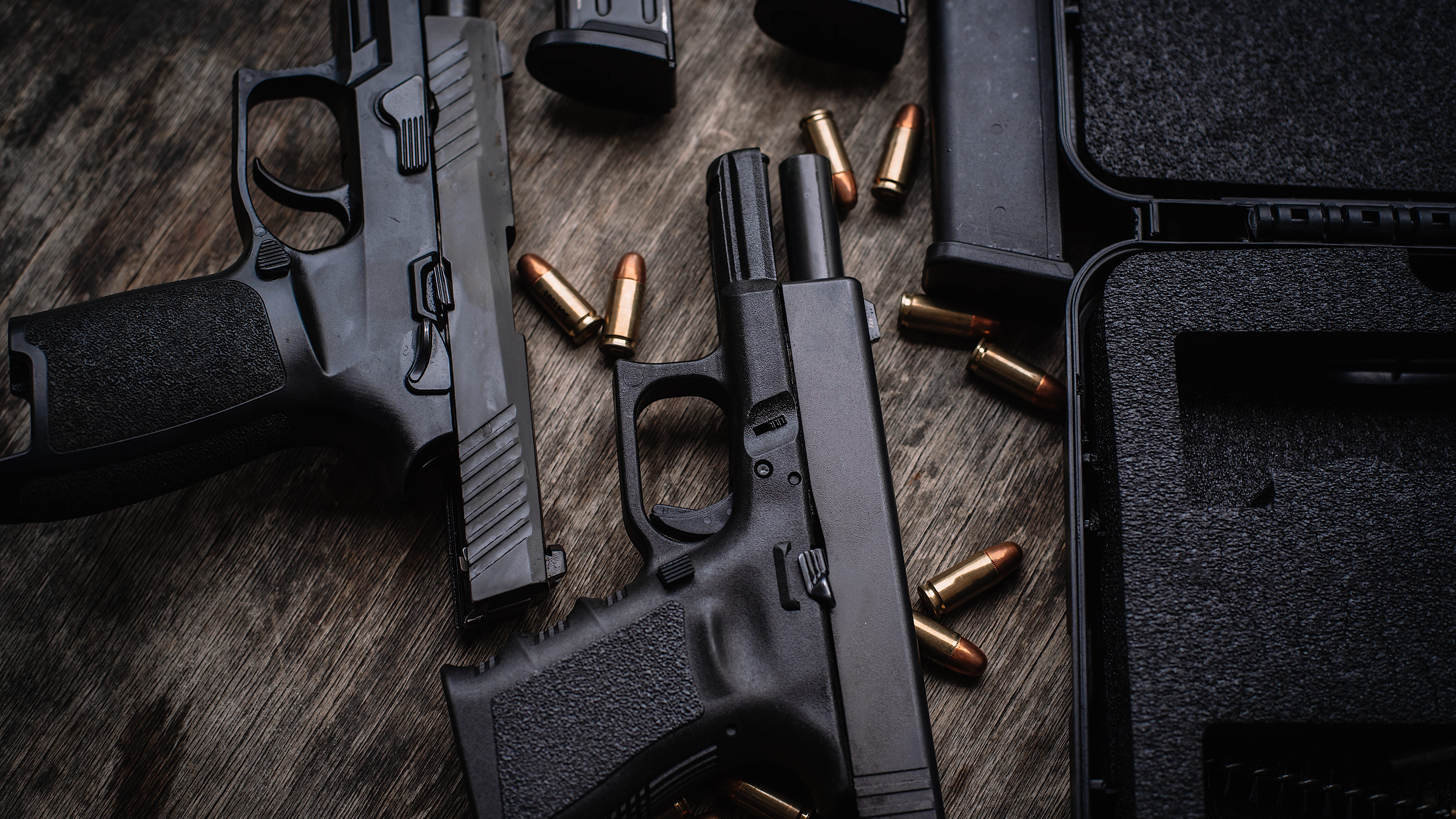 Burglars crash into gun range and steal nearly two dozen firearms, police say