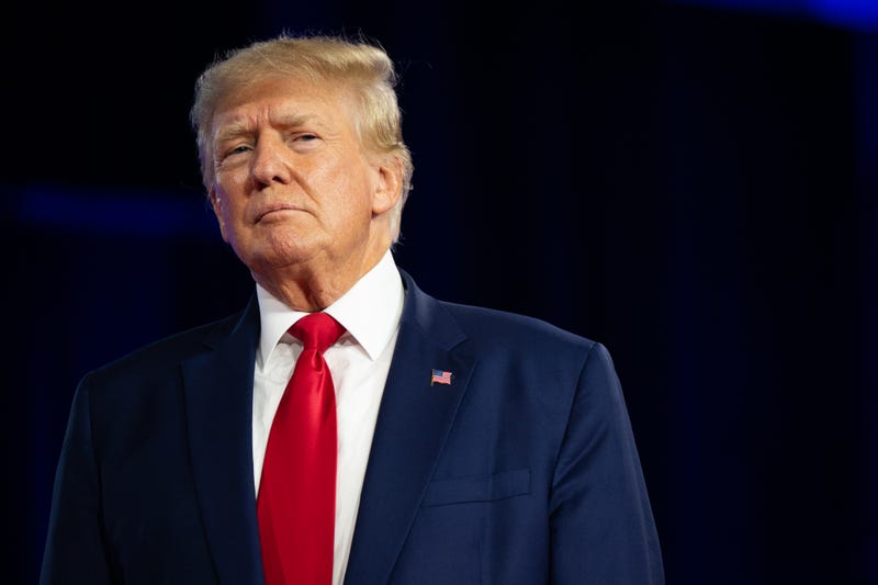 Former U.S. President Donald Trump speaks at the Conservative Political Action Conference (CPAC) at the Hilton Anatole on August 06, 2022 in Dallas, Texas.