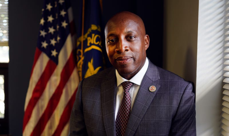 Rodney Harrison is stepping down as Suffolk County police commissioner after about two years on the job