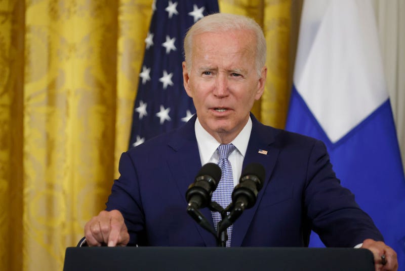 U.S. President Joe Biden speaks before signing the agreement for Finland and Sweden to be included in the North Atlantic Treaty Organization (NATO) in the East Room of the White House on August 09, 2022 in Washington, DC. 