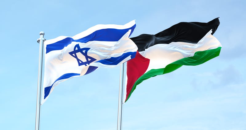 Israel and Palestine flag