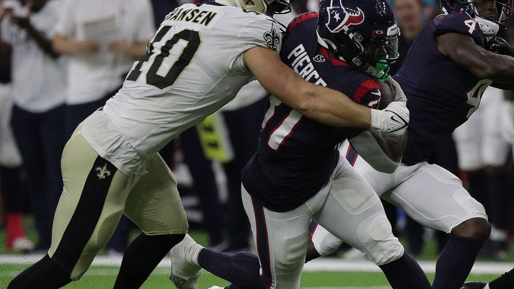 Chase Hansen's 'rollercoaster' career hits new high in Saints preseason opener