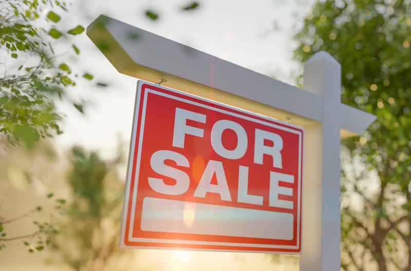 Home for sale sign. 