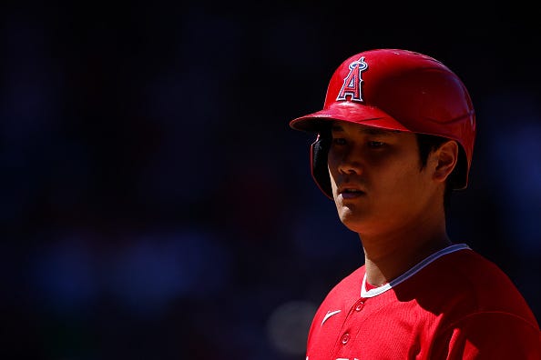 Shohei Ohtani can become a free agent after the 2023 season.