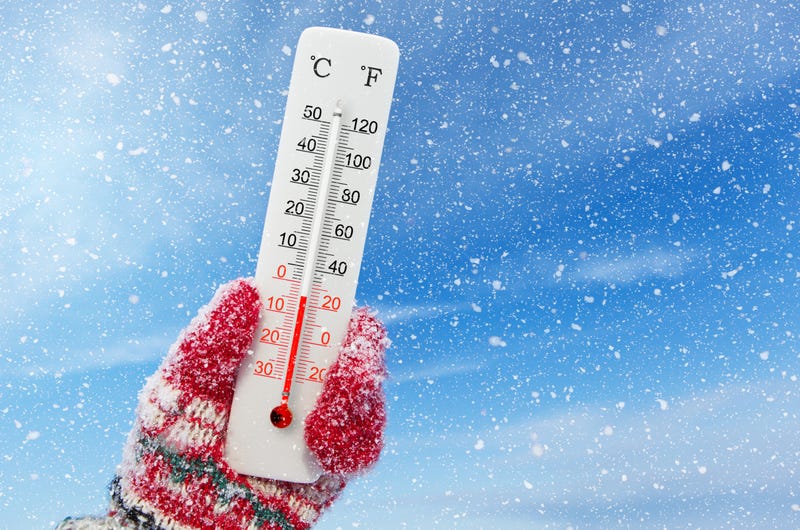 Thermometer in cold