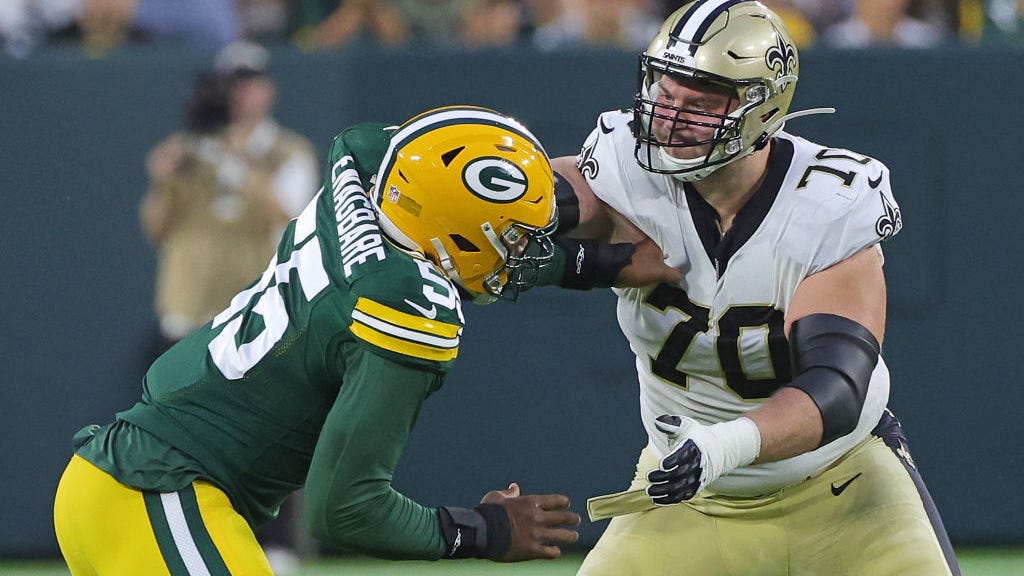 Saints rookie Trevor Penning has torn ligament in foot, needs surgery: report