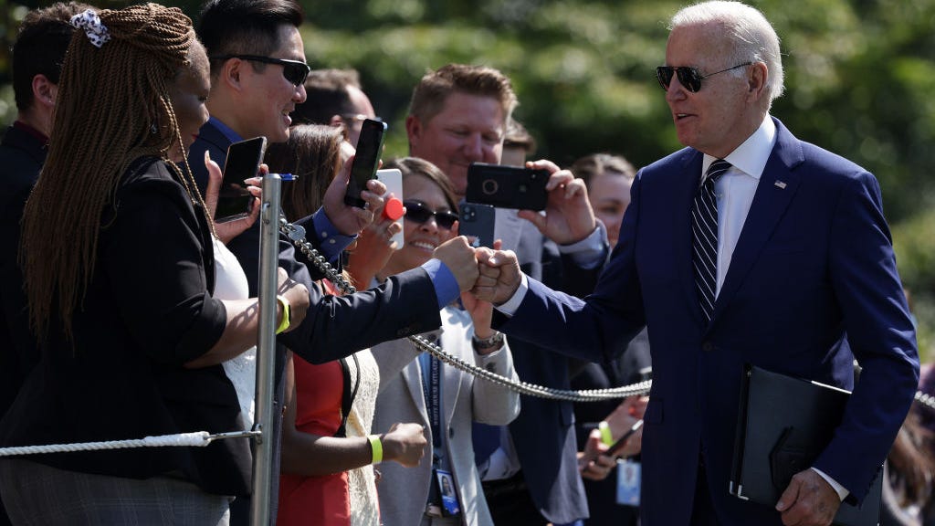 Biden’s approval rating rises to highest point this summer