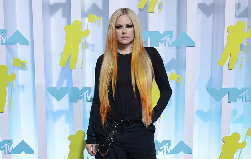 Avril Lavigne attends the 2022 MTV VMAs at Prudential Center on August 28, 2022 in Newark, New Jersey.