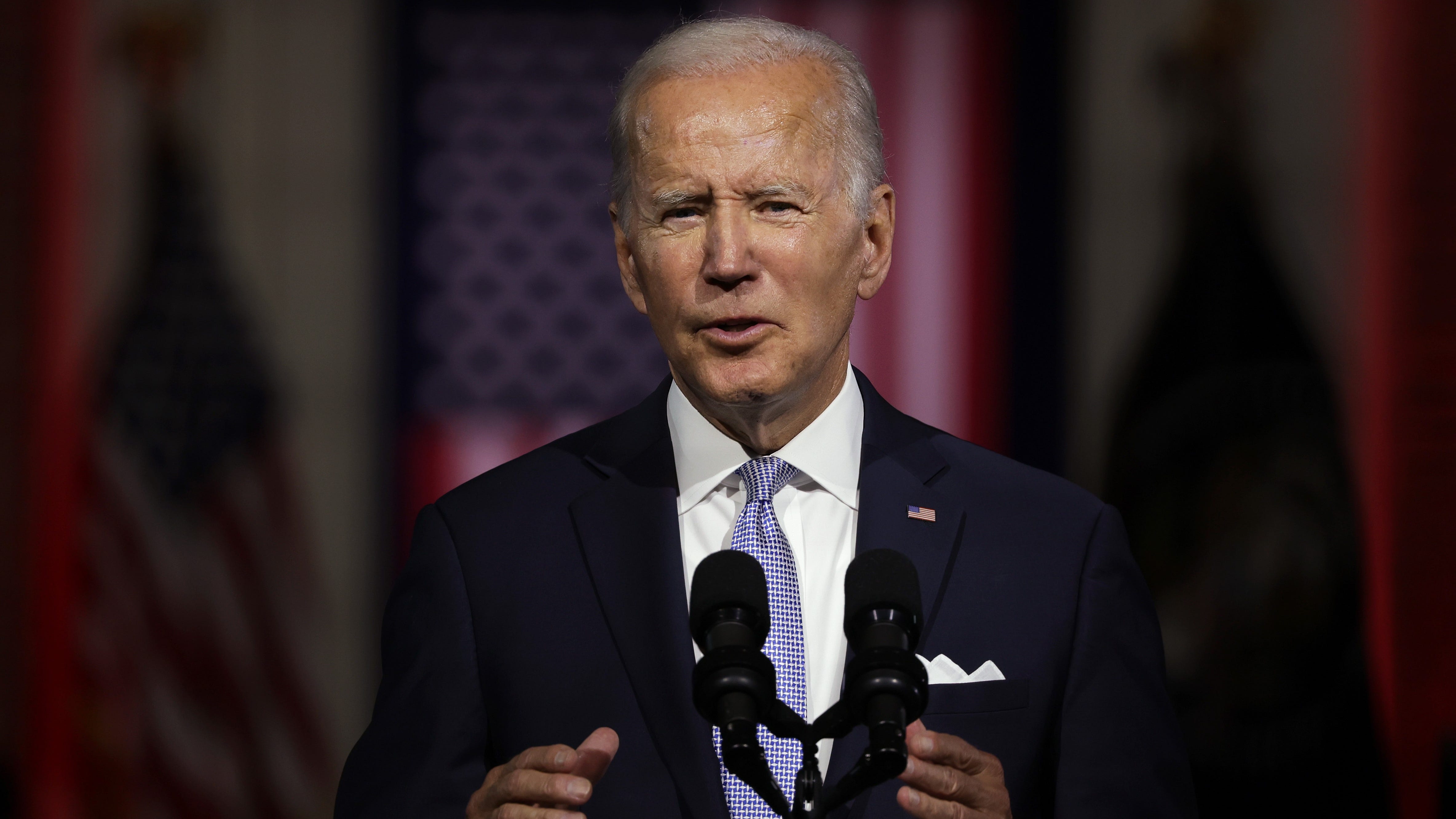 Biden at Independence Hall: Trump, allies threaten American democracy