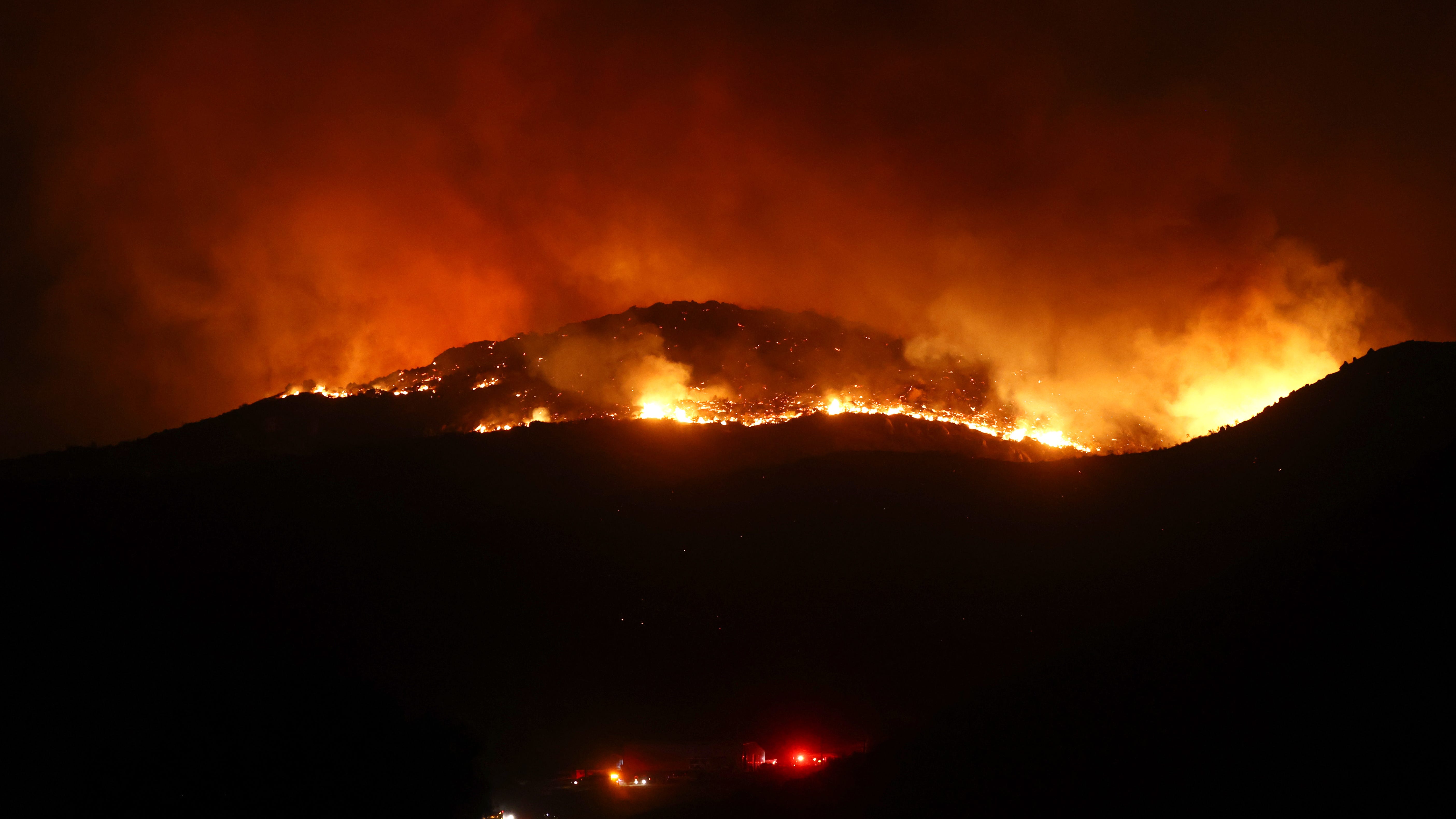 Additional resources requested to battle blaze near Hemet