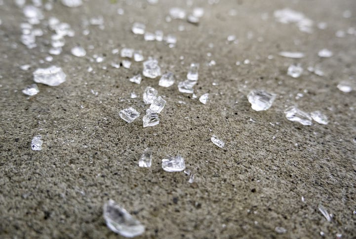 broken glass