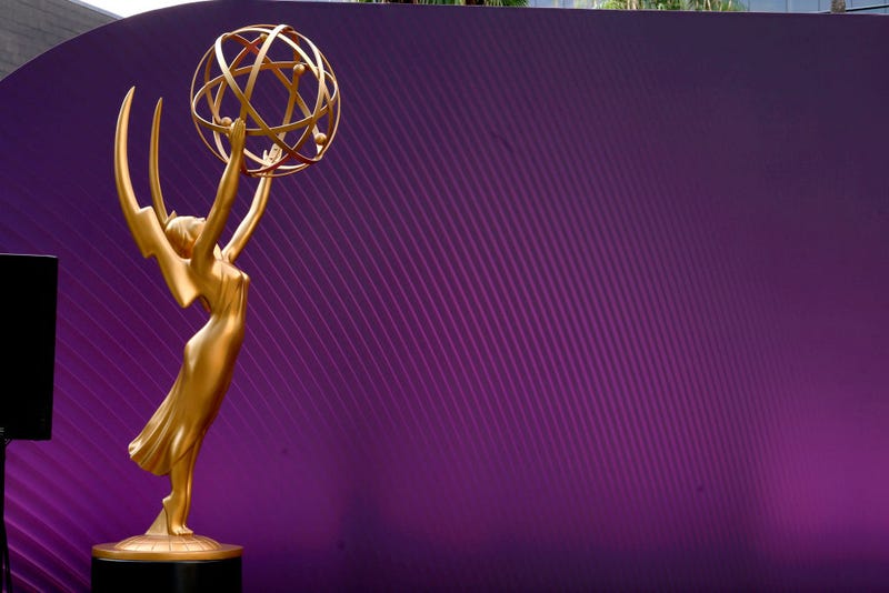 View of an Emmys statue during the 74th Primetime Emmys Press Preview at the Television Academy on September 08, 2022 in Los Angeles, California.