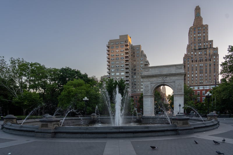 aA woman was repeatedly slashed at Washington Square Park early Monday morning