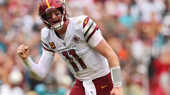 Commanders get full Carson Wentz experience in Week 1