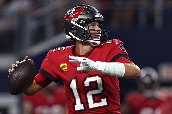 Tom Brady and the Buccaneers are 1-0. 