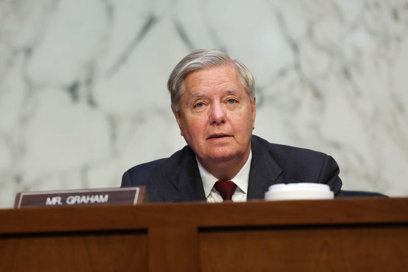 U.S. Sen. Lindsey Graham (R-SC) questions Peiter “Mudge” Zatko, former head of security at Twitter, during a Senate Judiciary Committee on data security at Twitter, on Capitol Hill, September 13, 2022 in Washington, DC.