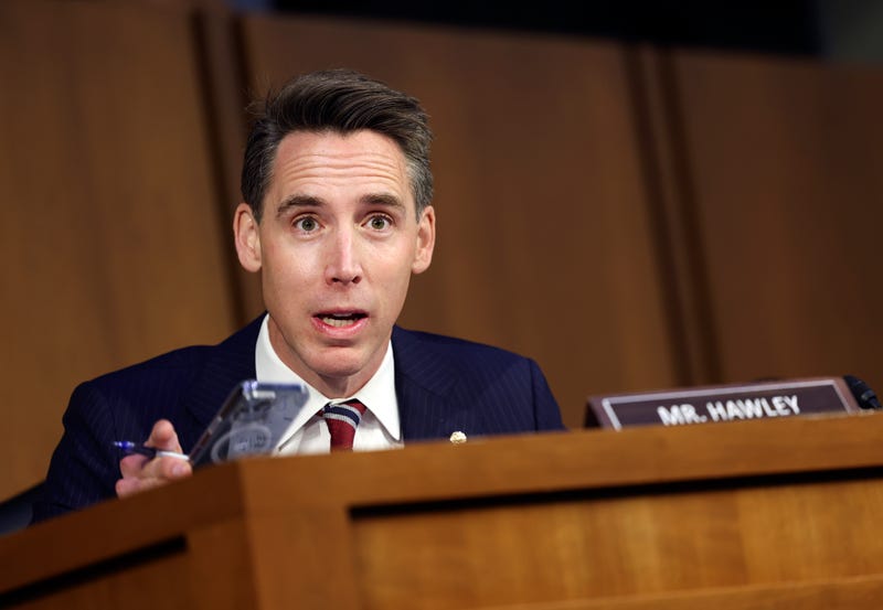 WASHINGTON, DC - SEPTEMBER 13: U.S. Sen. Josh Hawley (R-MO). 