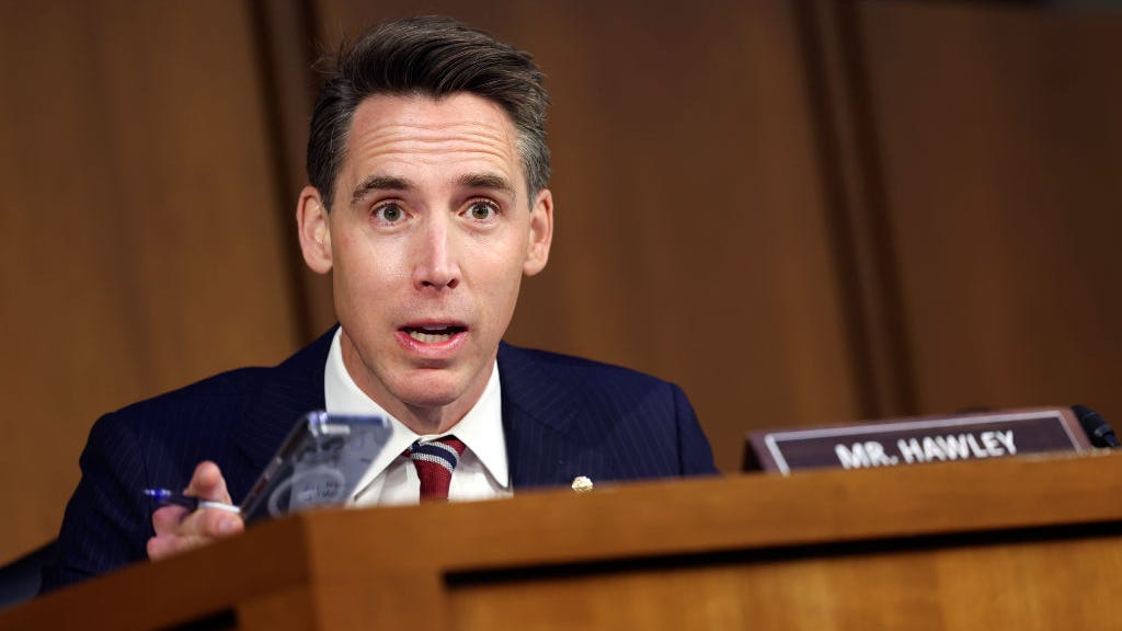 Sen. Josh Hawley says GOP is dead