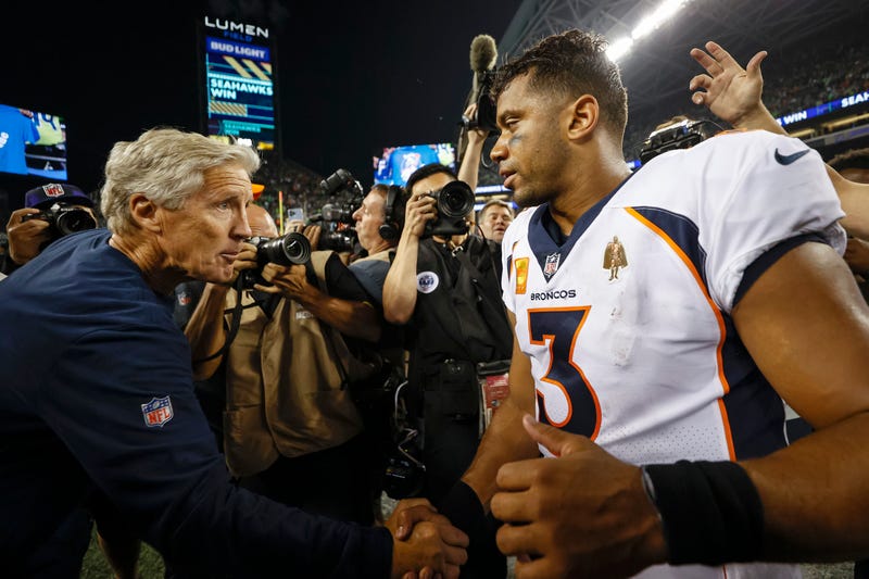 Russell Wilson and Pete Carroll