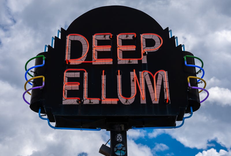 A 27-year-old man has been charged with capital murder after Dallas police say he stabbed two people to death early Saturday near the Deep Ellum DART station.