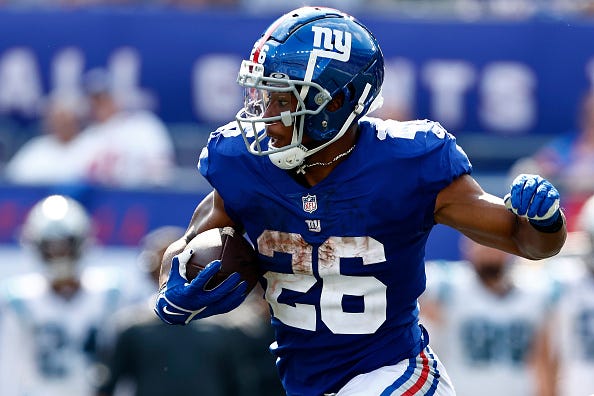 Saquon Barkley and the Giants are 2-0. 