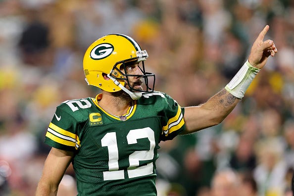 Aaron Rodgers and the Packers are looking for their third win in a row.