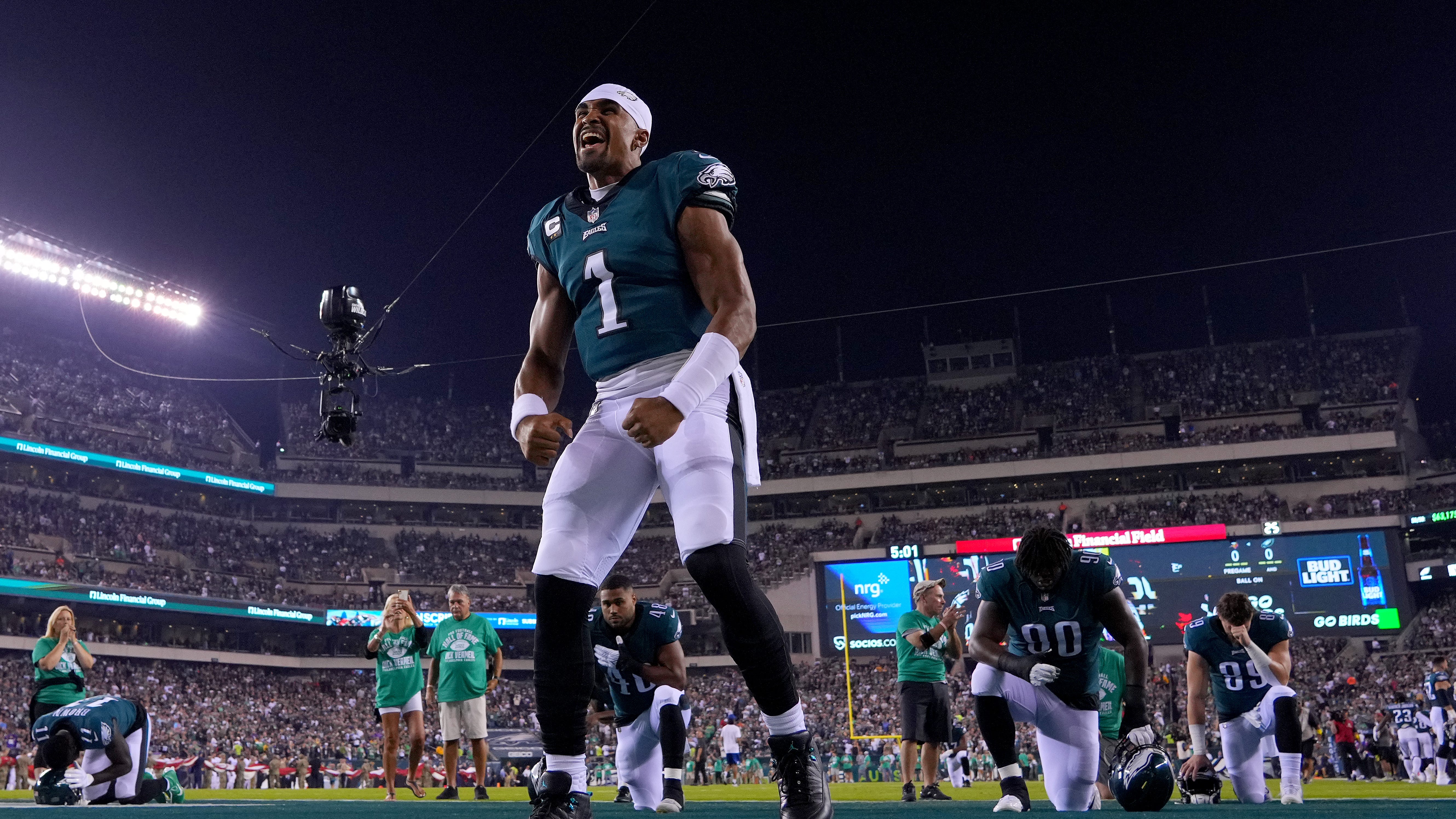 Jalen Hurts enters MVP discussion after dominant performance in win over Vikings