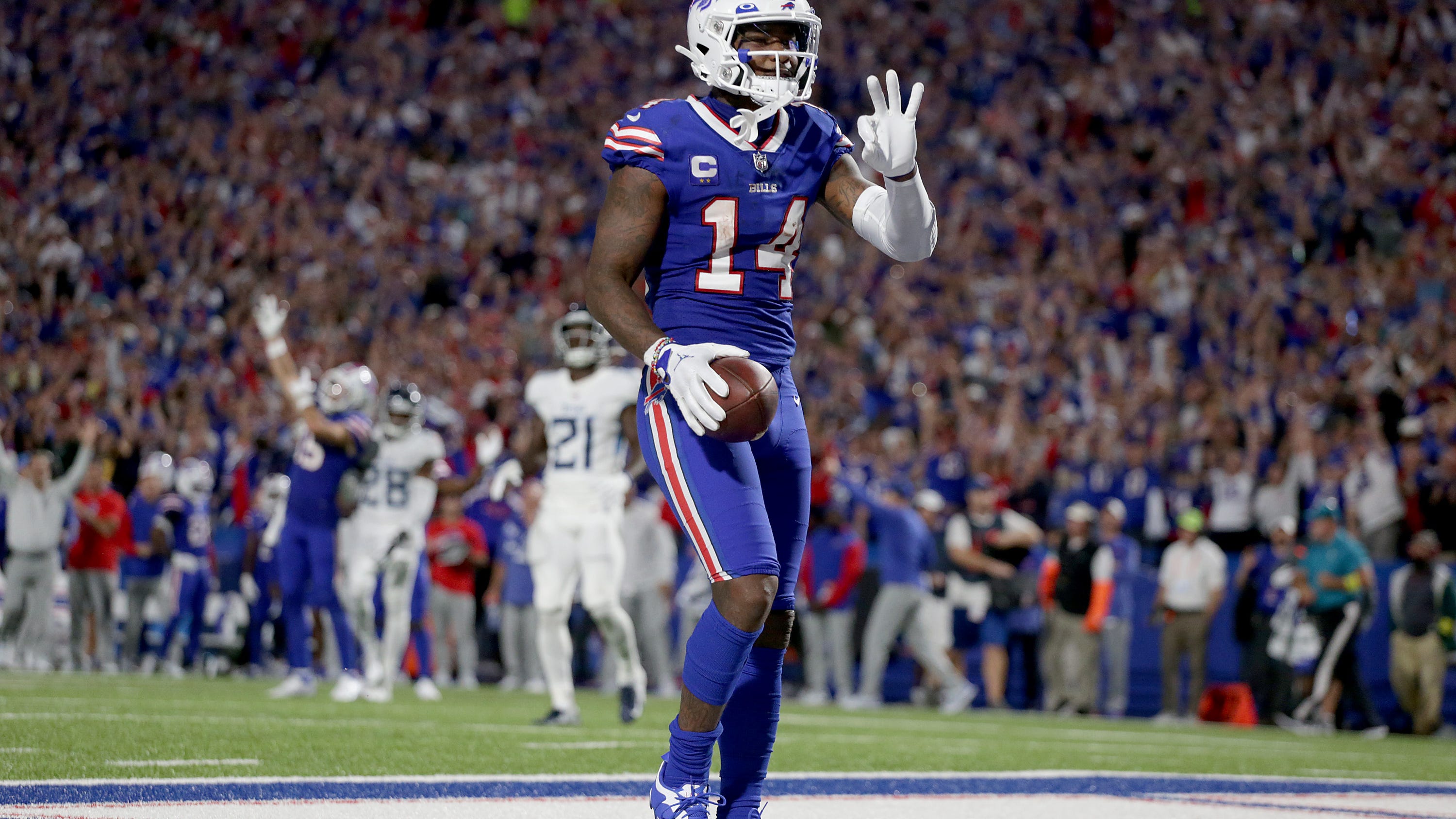 Bills demolish Titans in home-opening blowout win