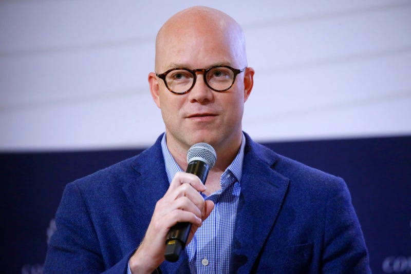 Davis Smith, CEO, Cotopaxi, speaks on stage during The Global Faith and Media Index (FAMI).