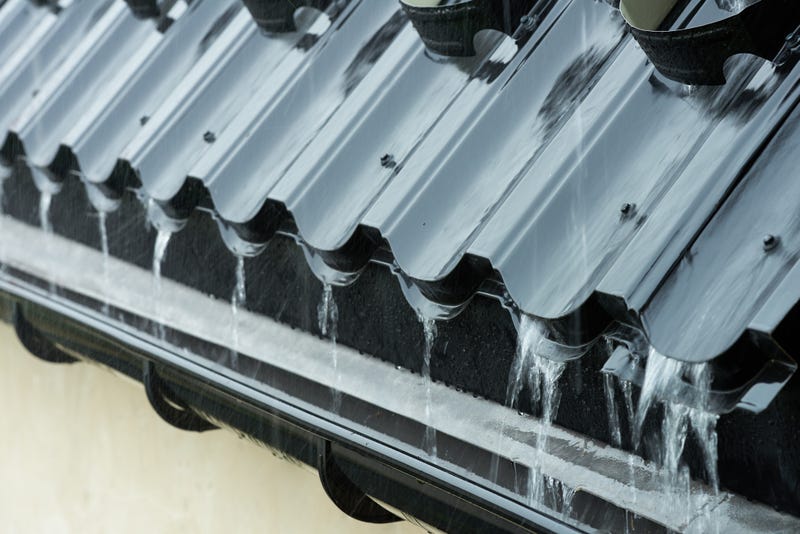 Rain, Gutters
