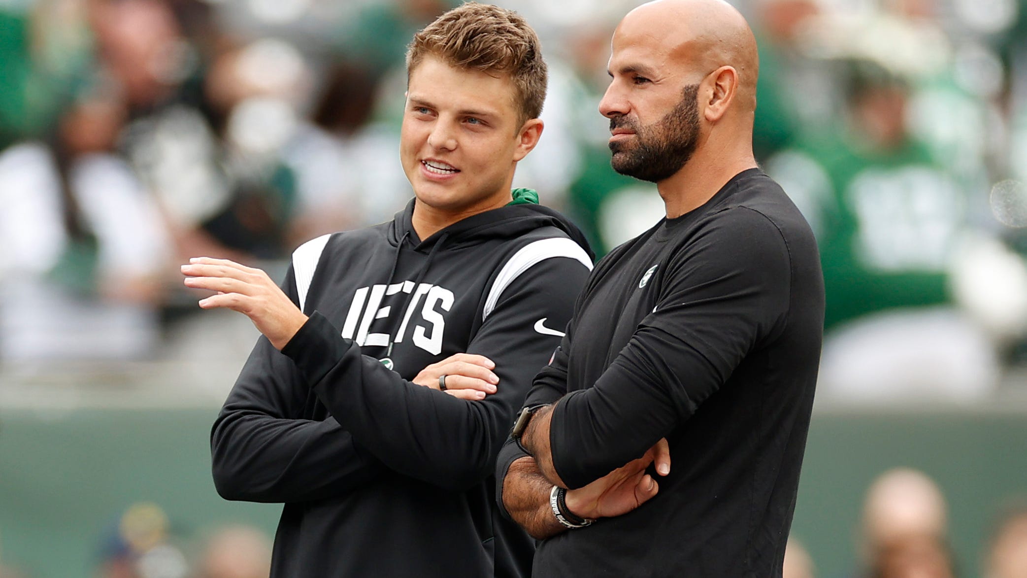 Tiki: Jets have failed Zach Wilson, 'put him in a bad situation'